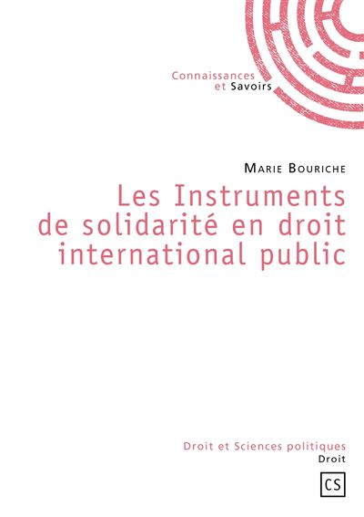 Les instruments de solidarité en droit international public - Marie Bouriche - broché