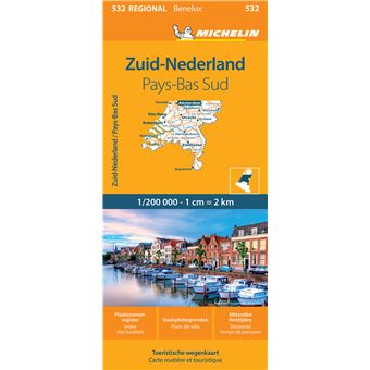 Carte Régionale Zuid-Nederland / Pays-Bas Sud - 1