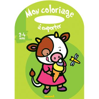 Mon coloriage à emporter (2-4 ans) (Vache) - 1