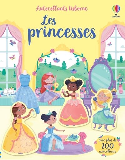 Les princesses - Autocollants Usborne - Caroline Young - Usborne - broché - Document jeunesse