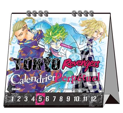 Tokyo Revengers Calendrier perpétuel - - Ken Wakui - Glénat - Calendrier