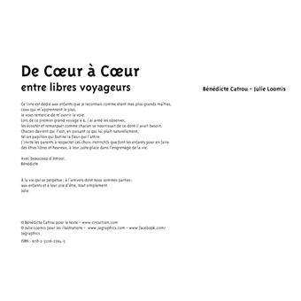 De coeur à coeur Entre libres voyageurs - broché - Bénédicte