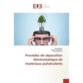 Procèdes de séparation électrostatique de matériaux pulvérulents - 1