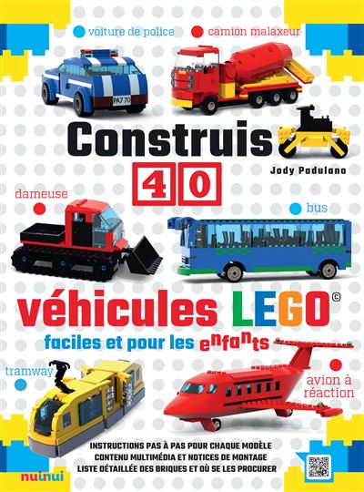 Construis et colle emblématique de LEGO : Livre à couverture rigide  Voitures sur mesure