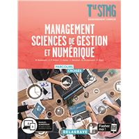 Management, Sciences de gestion et numérique Tle STMG (2020) - Manuel élève