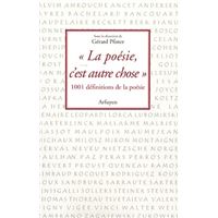 La poésie, c'est autre chose