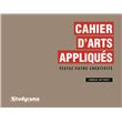 Cahier d'arts appliqués