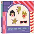 Broches pailletées