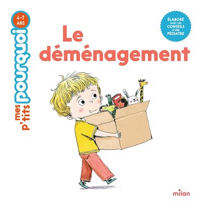 Le déménagement - David Marchand - Milan Eds - cartonné - Document jeunesse