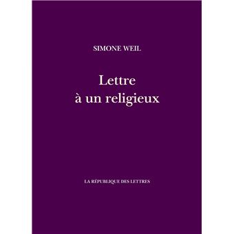 Lettre à un religieux - 1