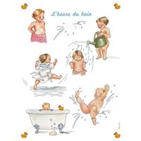 Poster l'heure du bain