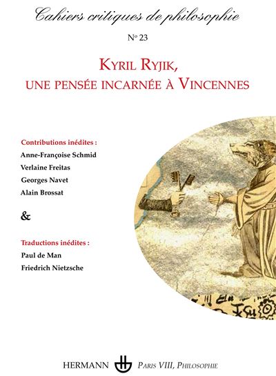 Cahiers critiques de philosophie n° 23 - Bruno Cany - broché