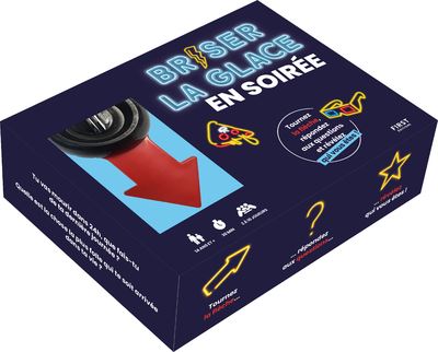 Briser la glace en soirée - 1 fleche + 200 cartes - L'Equipe Ludique - First - Jeux livres objets - First