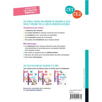 En route pour le calcul mental ! CE - Ed. 2025 - Fichier enseignant