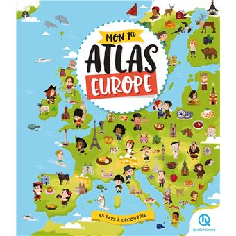 Mon 1er Atlas Europe Couverture du 1er atlas Europe