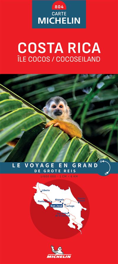 Carte Nationale Costa Rica