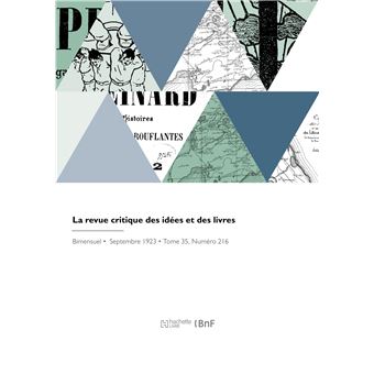 La revue critique des idées et des livres - 1