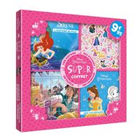 DISNEY PRINCESSES - Super coffret - Histoire, coloriages, stickers, puzzle