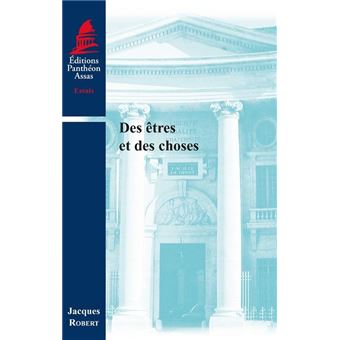 Des êtres et des choses - 1