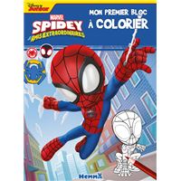 Marvel Spidey et ses amis extraordinaires - Mon premier bloc à colorier (Spidey toile)