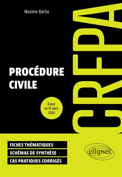 Procédure civile - Maxime Barba (2024)