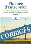 Finance d'entreprise 6e édition Corrigés