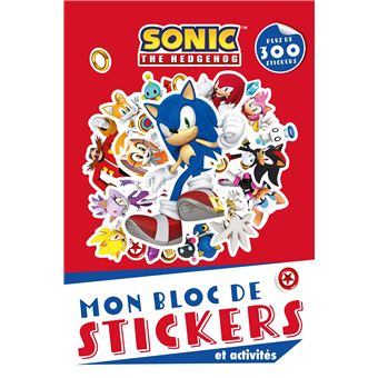 Sonic - Sonic - Bloc de stickers et activités - 1