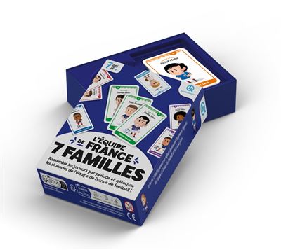 7 familles Légendes de l'équipe de France - Quelle Histoire Studio - Quelle Histoire - Boîte ou accessoire - Jeux livres objets
