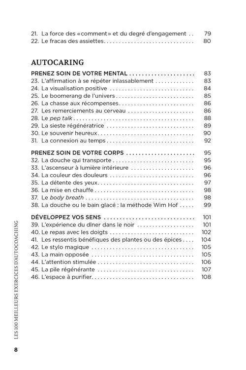 LE LIVRE COUP DE COEUR DE LA SEMAINE, Christophe BOURGOIS-COSTANTINI - Les  100 meilleurs exercices d'autocoaching