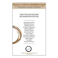 Nouvelles leçons de Daseinsanalyse