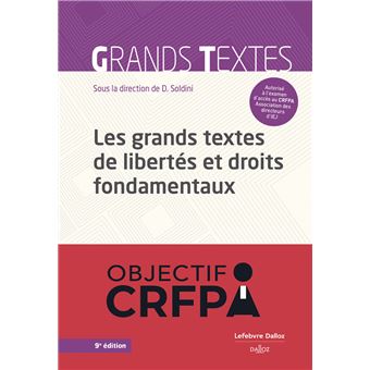 Les grands textes de libertés et droits fondamentaux