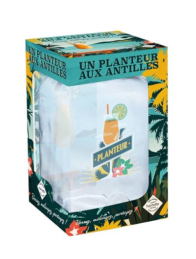 COFFRET Un planteur aux Antilles 1 livre + 1 fonatine en verre - Collectif - Hachette Pratique - Coffret - Jeux livres objets - Hachette Pratique
