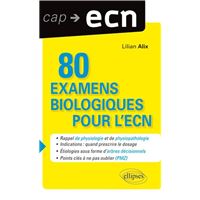 80 examens biologiques pour l'ECN