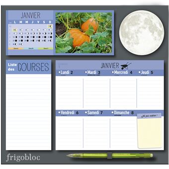 Frigobloc hebdomadaire : jardinez avec la lune (édition 2023) - Collectif -  Play Bac - Papeterie / Coloriage - Librairie Galignani PARIS