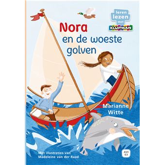 Leren lezen met Kluitman - NORA EN DE WOESTE GOLVEN - 1