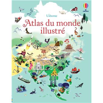 Atlas du monde - Coffrets livre et puzzle (300 pièces) - dès 7 ans