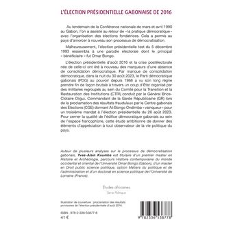 L’élection présidentielle gabonaise de 2016