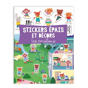 Stickers épais et décors - Les émotions - 1