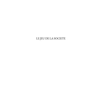 Le Jeu de la Société