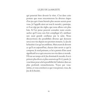 Le Jeu de la Société
