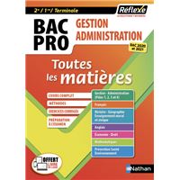 BAC PRO Gestion Administration (2ème/1ère/Terminale) Toutes les matières numéro 12 2017