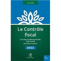 Le Contrôle fiscal 2022