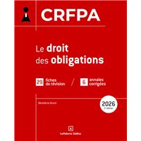 CRFPA 2026 - Le droit des obligations