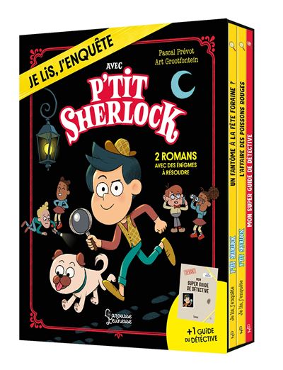 COFFRET P'TIT SHERLOCK 2 romans + 1 guide détective - Pascal Prévôt - Larousse - Coffret - Roman cadet - Larousse
