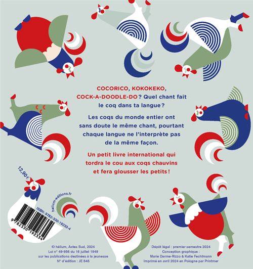 Le Coq polyglotte cartonné Marie Darme, Livre tous les livres