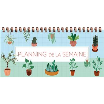 Planning de la semaine - 1