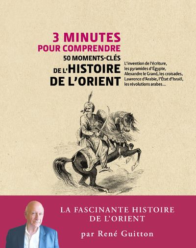 3 minutes pour comprendre 50 moments-clés de l'histoire de l'Orient - René Guitton - Courrier Du Livre - cartonné - Etude