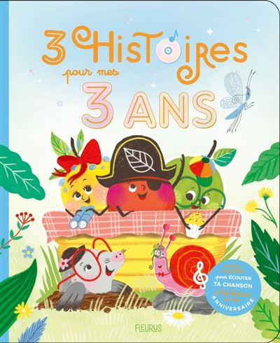 3 histoires pour mes 3 ans (+ CD) Tome 3 - Charlotte Bruijn - Fleurus - Livre CD - Album éveil dès la naissance