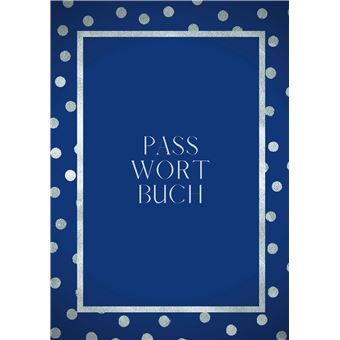 Passwort Buch - A5 - Notizbuch für Passwörter - zweispaltiger Organizer - 100 Seiten - FSC Papier - 1