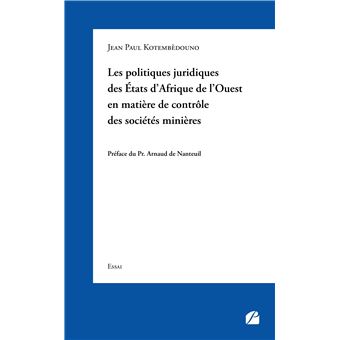 Les politiques juridiques des États d'Afrique de l'Ouest - 1